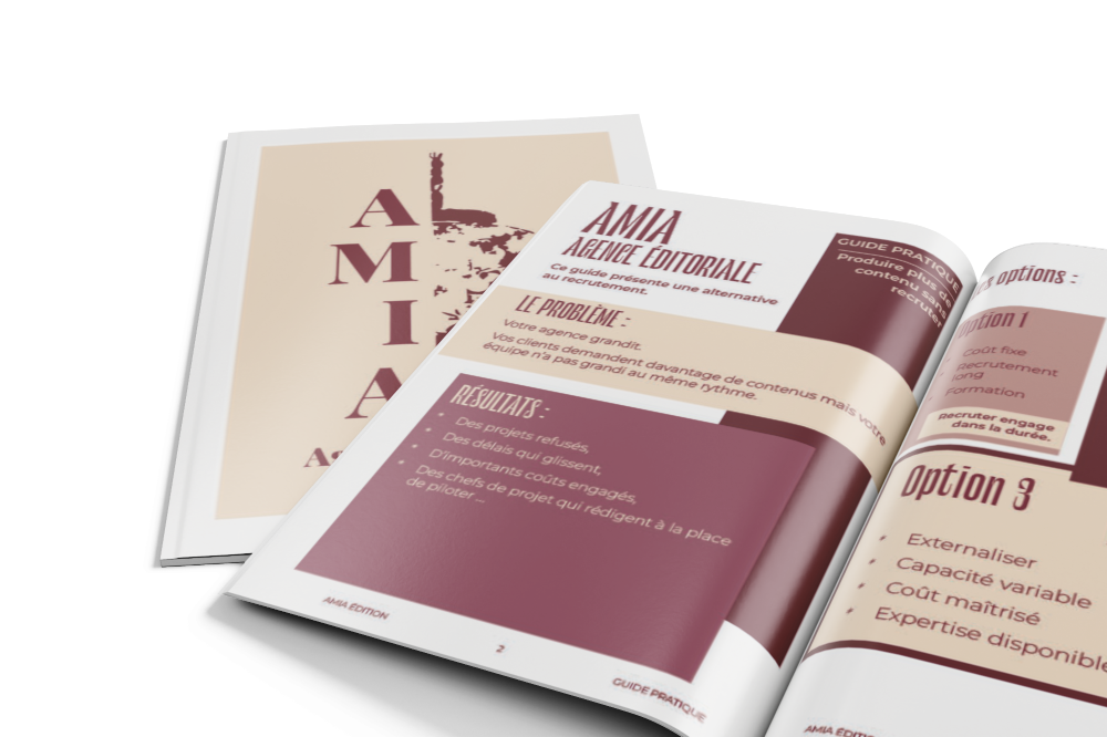 Guide pratique AMIA, maquette d'un livre blanc